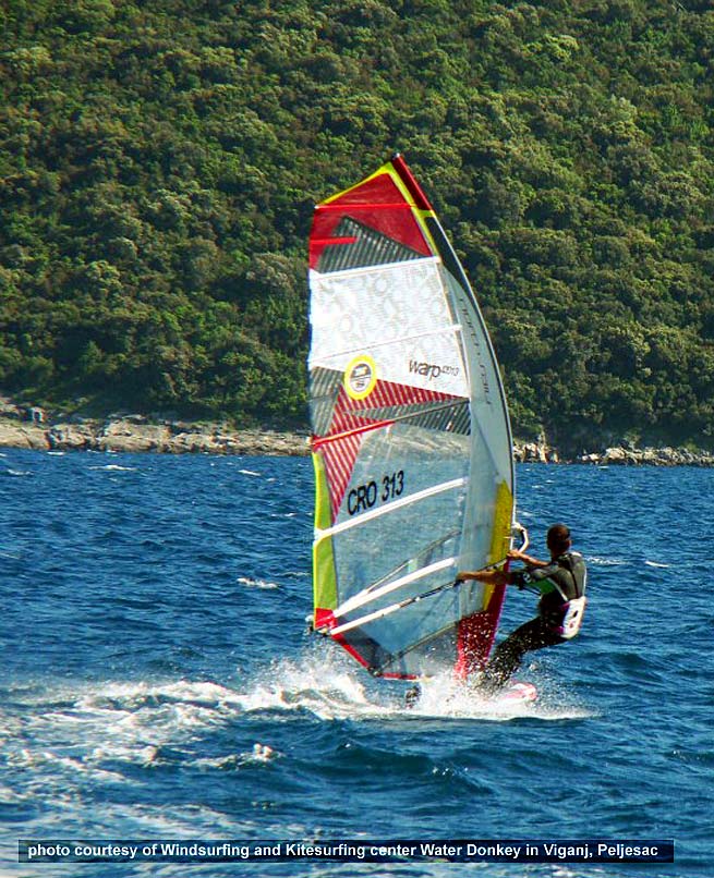 Windsurfing in Viganj